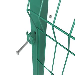 Panneau de clôture métallique en acier, revêtement poudré, pour extérieur, panneau de clôture en fil 3D, clôture en treillis soudé, fourni par l'<span class=keywords><strong>usine</strong></span> - Product Image 6