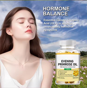 Kapsul Softgel Minyak <span class=keywords><strong>Evening</strong></span> <span class=keywords><strong>Primrose</strong></span> OEM Suplemen Kesehatan Hormon Kulit Wanita dengan Asam Gamma Linolenat - Product Image 4