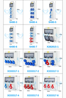 Équipement de distribution d'énergie en plastique extérieur portable combinaison boîte de carte de distribution de sortie industrielle alimentation électrique