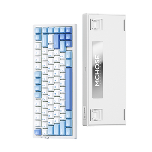 MCHOSE G75 Customized Mechanical <b>Keyboard</b> With Gasket Structure Three-mode Full-key Hot-plug Gaming Custom <b>Keyboard</b> - Product Image 1