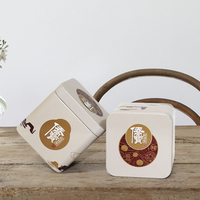 Échantillon gratuit Boîte de conserve pour café Boîte en métal Boîte de thé en vrac et emballage d'épices au matcha Boîtes en métal avec couvercle
