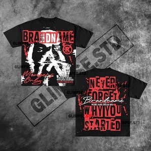 เสื้อยืดผู้ชายแบรนด์คุณภาพสูง สไตล์อเมริกัน สตรีทแฟชั่น พิมพ์ลายดิจิทัล ทรงโอเวอร์ไซส์ ผ้าฝ้าย 100% เป็นมิตรต่อสิ่งแวดล้อม ระบายอากาศได้ดี - Product Image 5