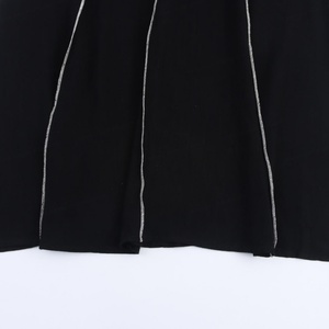 Black Floral Embroidery Summer Midi Dress Women <b>Spaghetti</b> <b>Strap</b> Natural Breathable Hollow Back OEM Service Available A-Line - Product Image 4