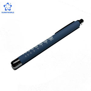 Jauge et règle d'élève réutilisables à lumière blanche <span class=keywords><strong>LED</strong></span> Medical Penlight Aluminium Doctor Flashlight Clinical Light Pen - Product Image 1