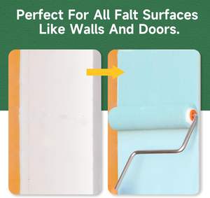 Rouleau à <span class=keywords><strong>peinture</strong></span> en mousse à dégagement rapide <span class=keywords><strong>sans</strong></span> cage de 6 pouces de qualité industrielle pour enfants, fabrication OEM - Product Image 3