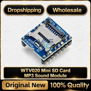 <strong>WTV020</strong> GPD2846A Mini MP3 Player Module, TF Card, MP3 Sound Module, Voice Module, for GM Power Supply Module <strong>WTV020</strong> - Product Image 2