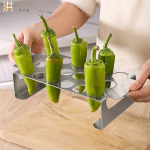 <span class=keywords><strong>Jalapeno</strong></span> nướng Rack-thép không gỉ rang chảo cho Nướng Nấu ăn gà chân & cánh lò hút thuốc & rang xay - Product Image 2