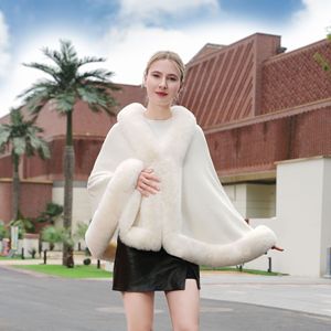 Autunno e inverno versatili in maglia di visone in maglia di visone spesso scialle di pelliccia per caldo abito da sera mantello <span class=keywords><strong>esterno</strong></span> - Product Image 3