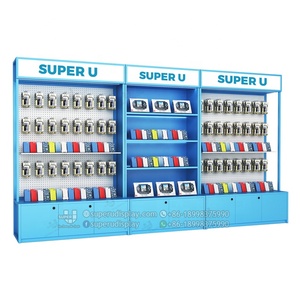 Tường Pegboard Điện Thoại Di Động Phụ Kiện Giá Điện Tử Kệ Hiển Thị Tầng Thường Vụ Điện Thoại Di Động Kệ Bán Lẻ Cho Cửa Hàng Điện - Product Image 1