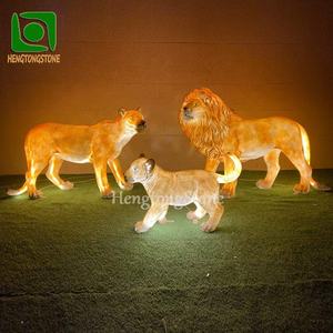 Hermosa decorativa de fibra de vidrio de dibujos animados el <span class=keywords><strong>Rey</strong></span> León estatua de resina - Product Image 2