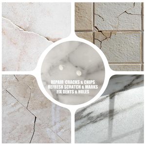 Kit di Riparazione per Ceramica, Acrilico, Fibra di Vetro e <span class=keywords><strong>Marmo</strong></span>, per Riparare Graffi, Scheggiature, Ammaccature e Fori su Piastrelle e Vasche da Bagno - Product Image 4