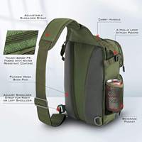 Sac banane tactique multifonctionnel léger pour homme, idéal pour la pêche et les activités de plein air