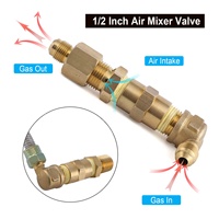 Système de vanne de contrôle de foyer à gaz en acier inoxydable de 90000 BTU avec anneau de brûleur et kit d'allumage par étincelle