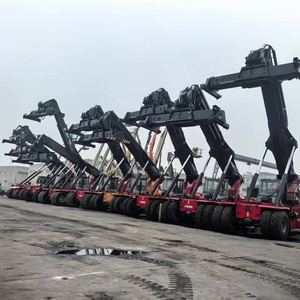 Chariot élévateur à conteneurs télescopique d'occasion Kalmar DRT450 45 tonnes d'origine suédoise, moteur diesel, pas cher. - Product Image 1