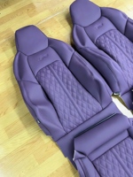 Accessoire automobile, sièges sport RS6 RS7, sièges baquet en fibre de carbone, sièges sport de course, cuir personnalisé pour Audi A3 A4 A5 A6 A7 A8 Q3 Q5 Q7