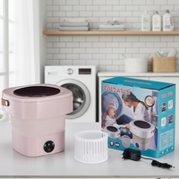 Petite machine à laver/sécher électrique intelligente tout-en-un pour la maison et l'extérieur, idéale pour les sous-vêtements, les chaussettes et les vêtements de bébé
