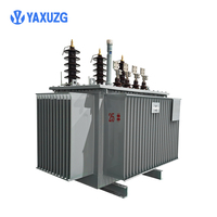 Transformateur de distribution triphasé immergé dans l'huile 30kVA 50kVA 100kVA, abaisseur de tension, bobinage en cuivre, norme IEC