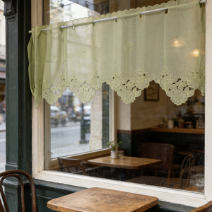 <span class=keywords><strong>Rideau</strong></span> court en dentelle rose, vert frais, pour cuisine, petite porte, fenêtre flottante, <span class=keywords><strong>armoire</strong></span>, demi-<span class=keywords><strong>rideau</strong></span> en gaze - Product Image 6