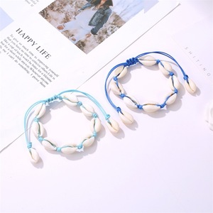 Summer Sea Ocean Cowrie Shell <b>Strings</b> Braided <b>Bracelets</b> Woven <b>Bracelet</b> for Women - Product Image 2