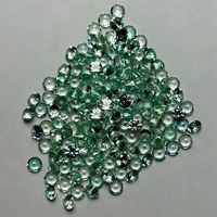 Vente en gros usine – Pierres précieuses rondes de 1 mm à 3 mm, rubis Padparadscha et saphirs de laboratoire cultivés en vrac