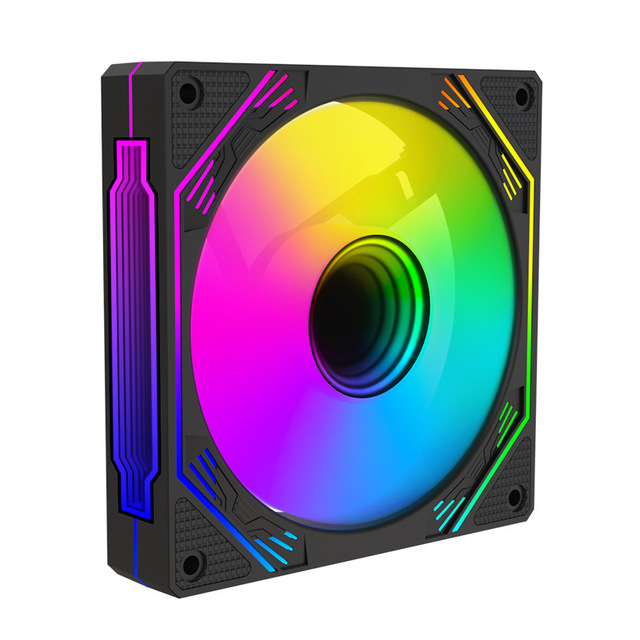 Computer Fans Magic Building Block Fan Fans Simplified Version ARGB 120mm 3 in 1 3PIN 5V ARGB with Infinity Mirror for PC Gaming
