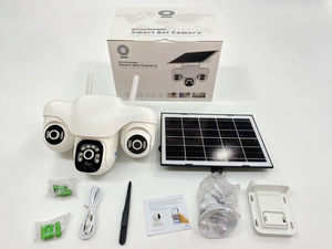 Joareon New v380pro 3 ống kính 4 gam năng lượng mặt trời năng lượng không dây surveil <span class=keywords><strong>IP</strong></span> PTZ máy ảnh <span class=keywords><strong>wifi</strong></span> ngoài trời 4 gam Sim thẻ an ninh năng lượng mặt trời cctv máy ảnh - Product Image 6