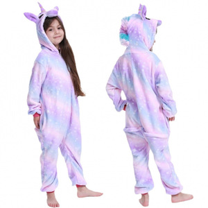 Nuova Felpa in Flanella a Maniche Lunghe con Motivo Galassia Viola Brillante, Cavallo Celeste e Volpe-Cavallo Stellata, Stile Cartone Animato, per Coppia - Product Image 5
