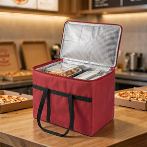 Bolsa Térmica para Almuerzo de Fábrica, con Logotipo Personalizado, Reutilizable, para 6 Latas, de Tela No Tejida, Aislada, con Asa Larga - Product Image 1
