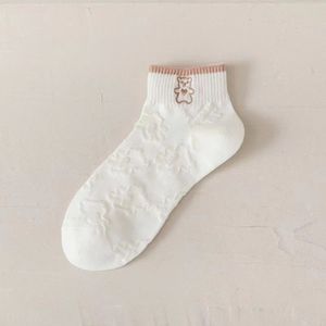 Women's Ankle Socks White Breathable Polyester Cartoon Pattern Casual Summer Style - Product Image 5