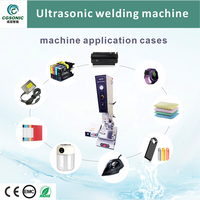 Machine à souder ultrasonique pour plastique CGSONIC CG-QS27 220V 2.6kW, directement de l'usine, pour flacons cosmétiques en plastique en parfait état