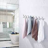 Sondoly Home/Salle de bain/Cuisine/Serviette de toilette Robe Crochets à clés Crochets à manteaux robustes Crochet mural en acier inoxydable