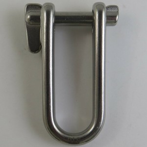 Grillete en Forma de D de Acero Inoxidable de 5 mm, 6 mm y 8 mm con Pasador Roscado, Herraje de Aparejo Marino - Product Image 2