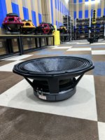 Système audio passif mono YK18-125-280 OEM, woofer de 18 pouces, 5800 W RMS, 8 ohms, bobine de 5 pouces, AC 110-240 V, aluminium, portable et durable