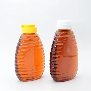 ขวดน้ำผึ้ง250กรัม350กรัม500กรัมซอสพลาสติกบีบล้างขวด Queenline น้ำผึ้งภาชนะ