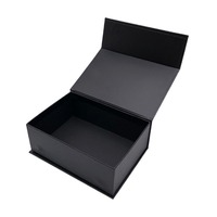Boîte en carton pliable magnétique de luxe personnalisée pour cadeaux, vêtements, chaussures, avec logo estampé or