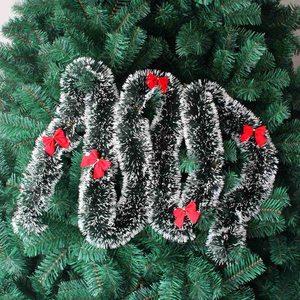 <span class=keywords><strong>Guirlande</strong></span> suspendue Nicro, 2 couleurs mélangées, avec nœuds en ruban, pour <span class=keywords><strong>cheminée</strong></span>, arbre, décoration <span class=keywords><strong>de</strong></span> Noël, fête, succès commercial - Product Image 6