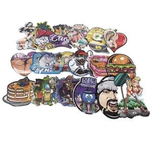 Bolsa de Papel de Aluminio con Cierre Hermético y Resistente a la Humedad, Impresión Personalizada, 3.5g/8th/3.5g, Bolsa de Mylar con Cierre, Paquete <span class=keywords><strong>Cali</strong></span>, Troquelada, para Papas Fritas y Azúcar - Product Image 1