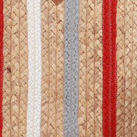Sac fourre-tout d'épaule tressé à la main en jacinthe d'eau naturelle et corde de coton, grande capacité, style bohème, pour femme, idéal pour la plage et les voyages d'été