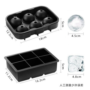 Moldes de silicona redondos para cubitos de hielo sin BPA, bandeja para hacer bolas de hielo esféricas con tapa - Product Image 6