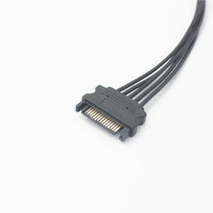 SATA 15 Pin Male To Female <b>Power</b> <b>Cable</b> For Hard Drive Computer Use - Product Image 1