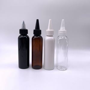 Bouteilles de conditionnement cosmétique écologiques en PE recyclé PCR de 4 oz et 8 oz, flacons en plastique pour huile capillaire, bouteilles à visser, rechargeables - Product Image 5