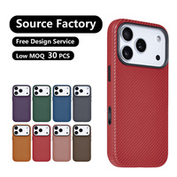 Étui de téléphone portable magnétique en cuir véritable élégant et de qualité supérieure pour iPhone 17 16 15 14 Pro Max