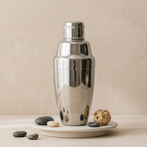 Shaker à cocktails en acier inoxydable à prise sécurisée, essentiel pour les bars professionnels, étanche, construction robuste, finition lisse, mélange parfait - Product Image 1