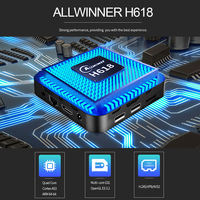 YLW Smart Digital TV Box T95 Max H618 Android 12 BT 4,0 6K Mini TV Box