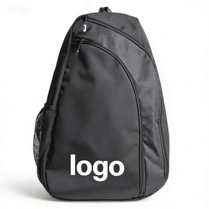 Sport Fashion Pickleball Bag for Men Adjustable Crossbody Lightweight Paddle-shaped Multi-compartment Functional <b>Canvas</b> <b>Backpack</b> - Product Image 1