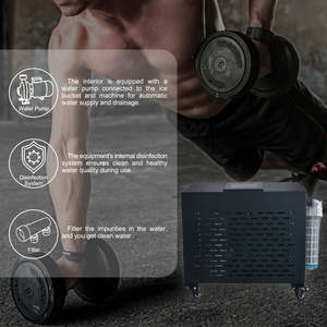 Enfriador de refrigeración por Agua Industrial de 1HP, baño de hielo de 220V, inmersión fría con motor refrigerado por aire y bomba, directo de fábrica - Product Image 3