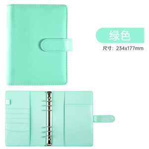 สมุดบันทึกปกแข็งลายหนังจระเข้ A6PU สำหรับบันทึกการออมเงินและการวางแผนทางการเงิน - ของขวัญ - Product Image 5