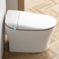 Nouveau design automatique ouvrir électronique bidet toilette automatique sanitaire inodoro inteligente cuvette de toilette salle de bain toilette intelligente