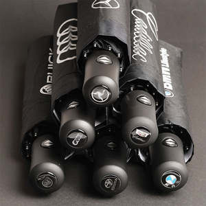 <span class=keywords><strong>Parapluie</strong></span> de poche <span class=keywords><strong>mini</strong></span> automatique moderne coupe-vent en nylon 190T, pliable, revêtement noir, résistant aux UV50+, pour voyage, soleil et pluie - Product Image 3