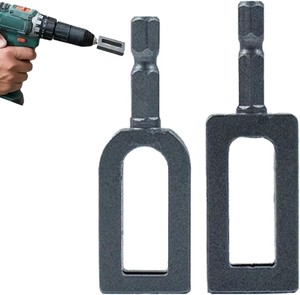 Herramienta para Retorcer Alambre de Cerca, para Alambres de 9 y 11 mm, Adaptador para Taladro Eléctrico, Retorcedor de Alambre para Cercas de Eslabones - Product Image 1